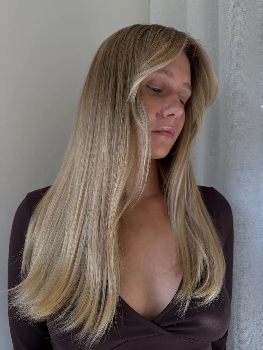 Sleek full blonde transformation, Mornington